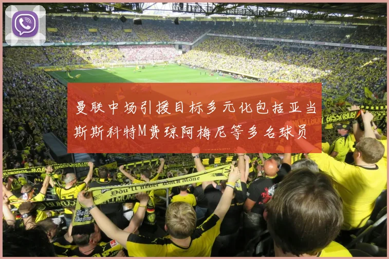 曼联中场引援目标多元化包括亚当斯斯科特M费琼阿梅尼等多名球员